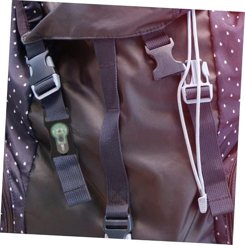 HANABASS 3 قطع حزام أمان عاكس مصباح حقيبة ظهر تشغيل ليلي خفيف الوزن أساسي - Image 3